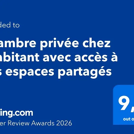 Privée Avec Accès à Des Espaces Partagés Alloggio in famiglia Caen